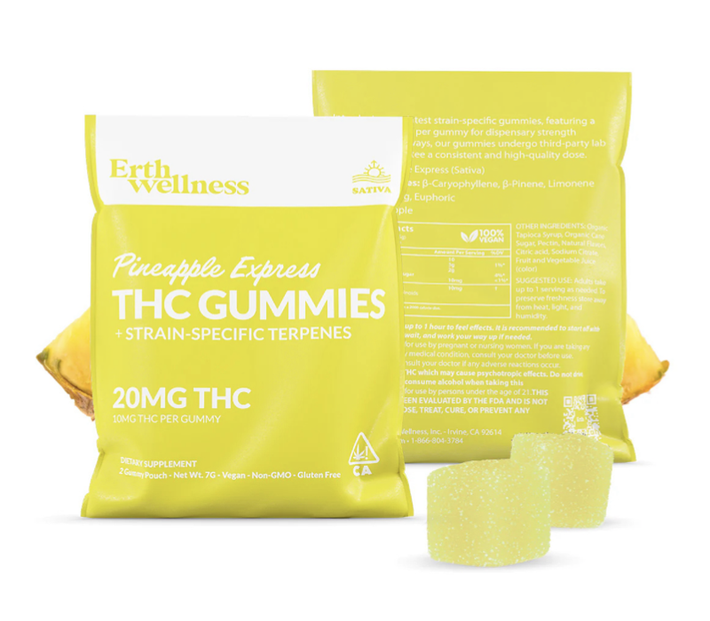 Erth Wellness 2ct Gummies / Pineapple Express